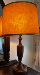 Wood Base Table Lamp