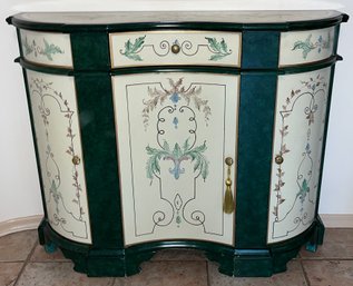 Hand Painted Wooden Console