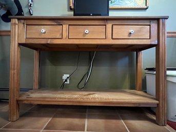 Hall Table With 3 Drawers