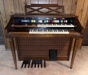 Lowrey Jamboree Magic Genie Electric Organ With Bench