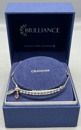 Swarovski Crystal Silver Plated - Grandmas Bracelet - Box Included