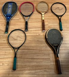 Assorted Tennis Rackets - 6 Total