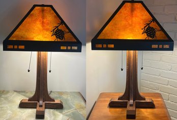 Mica Lamp Co. Table Lamps - 2 Total
