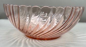 Arcorac Glass Swirl Style Serving Bowl - Made In France