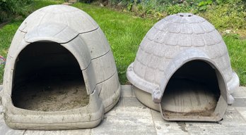 Dogloo Baux'r Outdoor Plastic Animal Dome Houses - 2 Total