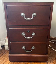 Wooden 2-drawer Filecabinets - 2 Total - Key Included