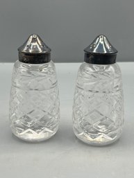 Waterford Crystal Salt And Pepper Shakers - 2 Total
