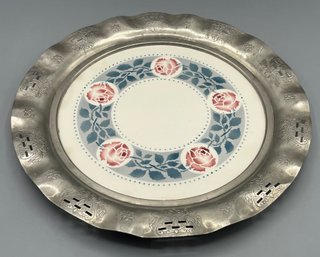 Decorative Floral Pattern Serving Platter  - Made In Germany #5186