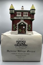 Department 56 1989 Dickens Village Series - Cobbles Police Station  - Box Included