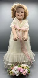 Danbury Mint Limited Edition Shirley Temple Porcelain Doll -