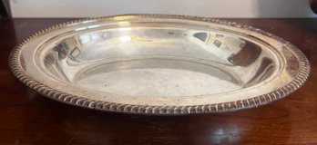 Crescent Silver Plated Dish