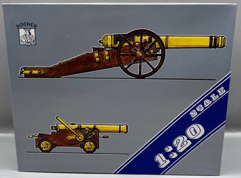 Pocher K/07 German Cannon Model Kit With Catalog 1:20 Scale