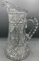 Cut Crystal Pitcher