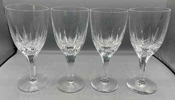 Cut Crystal Wine Glasses - 20 Pieces Total