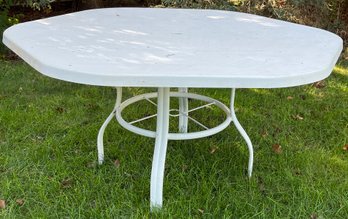 Aluminum Frame Fiberglass Top Table