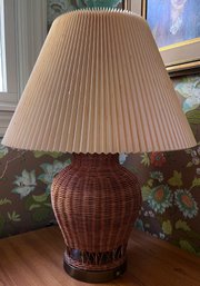 Natural Wicker Table Lamp