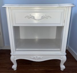 Wooden Nightstand With Drawer
