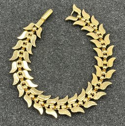 Tri-fari Gold-tone Costume Jewelry Bracelet