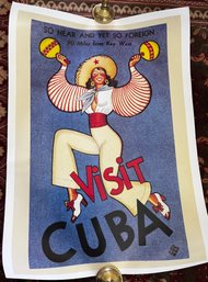 Visit Cuba- So Near And Yet So Foreign Poster
