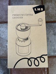 LHS Premium Hand Coffee Grinder - NEW With Box
