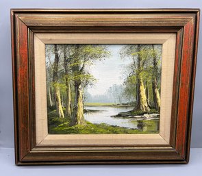 C. Holland Original Oil On Canvas Framed