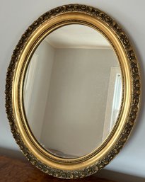 Vintage Gold-tone Wooden Framed Wall Mirror