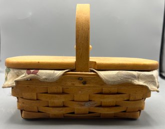 Vintage Longaberger Woodcrafts Handcrafted Trinket Basket
