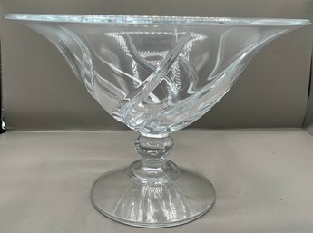 Cut Crystal Footed Bowl