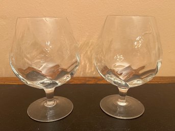 Crystal Brandy Glasses - 2 Pieces