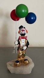 Ron Lee Clown With Balloons Figurine