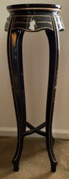 Oriental Black Lacquer Plant Stand