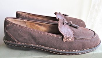 Born Esmerelda Cigar Brown Loafers  - Women's Size 10 - New In Box