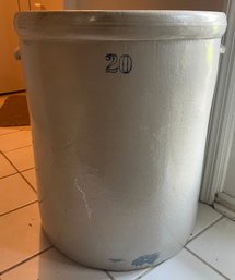 Antique 20 Gallon Stoneware Crock