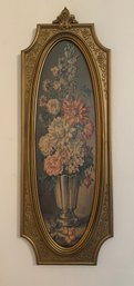 Cecil Rubino Painted Floral Wall Hangings- Pair