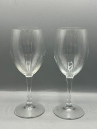 Crystal Wine Glasses -2 Pieces