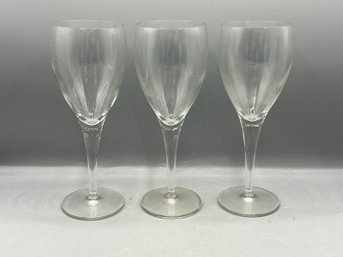 Crystal Glasses - 3 Pieces