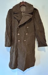 WWll US Army Wool Trench Coat