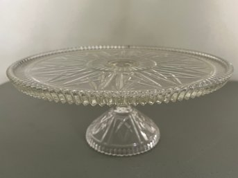 Vintage Glass Cake Stand