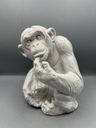 Ceramic Monkey Statue