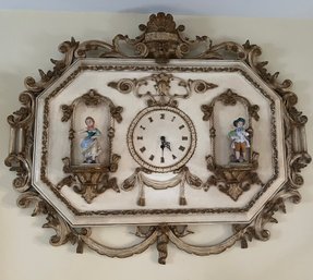 Antique French Wall Mounted Clock