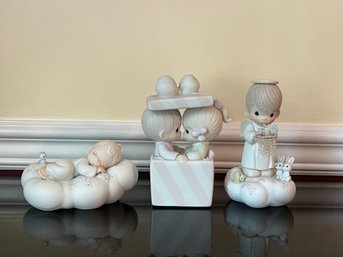 Precious Moments Figurines - 3 Pieces