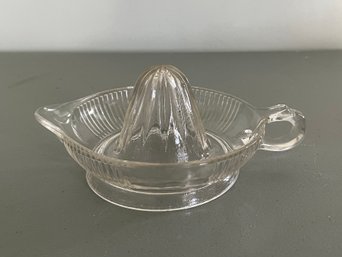 Vintage Glass Hand Juicer