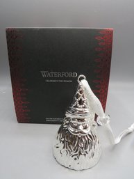 Waterford Silver-tone Father Christmas Ornament -  In Original Box