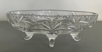 Early American Cut Glass Decorative Centerpiece Bowl