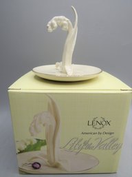 Lenox Porcelain Lily Of The Valley Ring Holder - New In Box