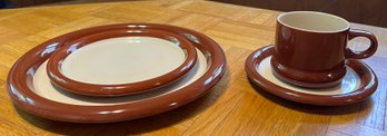 Haniwa Stone Ranmaru Caliente Dinnerware - 22 Pieces
