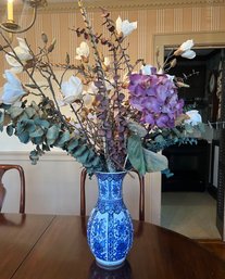 Ardalt Ceramic Blue Delfia Vase