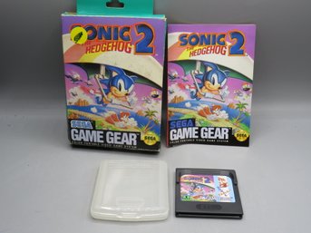 Sonic The Hedgehog 2 For Sega Game Gear - In Original Box
