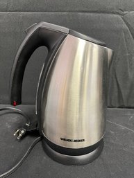 Black & Decker Stainless Steel Electric Kettle Model No. JKC650