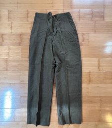 Wool US Army Uniform Pant Color Green Size 30/31
